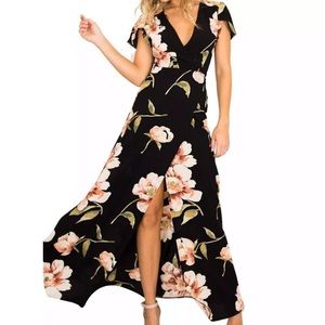 Long Floral Maxi Dress